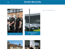 Tablet Screenshot of guidesecurity.co.uk
